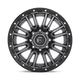 Fuel Wheels D68020008247 - Aluminum Wheels 20X10 Rebel D680 8 On 165.1 Matte Gunmetal Gray Black Bead Ring 125.2 Bore -18 Offset Fuel Off Road Wheels