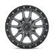 Fuel Wheels D68017907545 - Aluminum Wheels 17X9 Rebel D680 5 On 127 Matte Gunmetal Gray Black Bead Ring 71.5 Bore -12 Offset Fuel Off Road Wheels