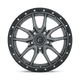Fuel Wheels D68020907550 - Aluminum Wheels 20X9 Rebel D680 5 On 127 Matte Gunmetal Gray Black Bead Ring 71.5 Bore 1 Offset Fuel Off Road Wheels