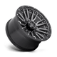 Fuel Wheels D68020001747 - Aluminum Wheels 20X10 Rebel D680 8 On 170 Matte Gunmetal Gray Black Bead Ring 125.1 Bore -18 Offset Fuel Off Road Wheels