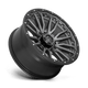 Fuel Wheels D68022008247 - Aluminum Wheels 22X10 Rebel D680 8 On 165.1 Matte Gunmetal Gray Black Bead Ring 125.1 Bore -18 Offset Fuel Off Road Wheels