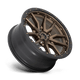 Fuel Wheels D68120905650 - Aluminum Wheels 20X9 Rebel D681 5 On 150 Matte Bronze Black Bead Ring 110.2 Bore 1 Offset Fuel Off Road Wheels