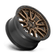Fuel Wheels D68120007547 - Aluminum Wheels 20X10 Rebel D681 5 On 127 Matte Bronze Black Bead Ring 75.3 Bore -18 Offset Fuel Off Road Wheels