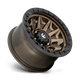 Fuel Wheels D69617908945 - Aluminum Wheels 17X9 Covert D696 6 On 135 Matte Bronze Black Bead Ring 87.1 Bore -12 Offset Multi Spoke Fuel Off Road Wheels
