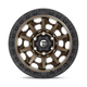 Fuel Wheels D69617908945 - Aluminum Wheels 17X9 Covert D696 6 On 135 Matte Bronze Black Bead Ring 87.1 Bore -12 Offset Multi Spoke Fuel Off Road Wheels