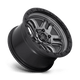 Fuel Wheels D70118907557 - Aluminum Wheels 18X9 AMMO D701 5 On 127 Matte Gunmetal Gray W/Black Bead Ring 71.5 Bore 20 Offset 5 Spoke Fuel Off Road Wheels
