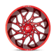 Fuel Wheels D74222201747 - Aluminum Wheels 22X12 Runner D742 8 On 170 Candy Red Milled 125.1 Bore -44 Offset Fuel Off Road Wheels