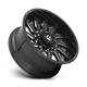 Fuel Wheels D74420905650 - Aluminum Wheels 20X9 Saber D744 5 On 150 Gloss Black Milled 110.2 Bore 1 Offset Fuel Off Road Wheels