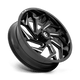 Fuel Wheels D7532070A544 - D753 Reaction 20X7 Gloss Black Milled