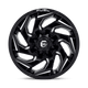 Fuel Wheels D75324201847 - Aluminum Wheels 24X12 Reaction D753 8 On 180 Gloss Black Milled 124.3 Bore -44 Offset Fuel Off Road Wheels