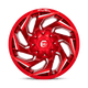Fuel Wheels D75420001847 - Aluminum Wheels 20X10 Reaction D754 8 On 180 Candy Red Milled 124.3 Bore -18 Offset Fuel Off Road Wheels