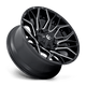 Fuel Wheels D76922008247 - Aluminum Wheels 22X10 Twitch D769 8 On 165.1 Gloss Black Milled 125.2 Bore -18 Offset Fuel Off Road Wheels