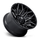 Fuel Wheels D76922201847 - Aluminum Wheels 22X12 Twitch D769 8 On 180 Gloss Black Milled 124.3 Bore -44 Offset Fuel Off Road Wheels