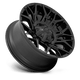 Fuel Wheels D77222208247 - Aluminum Wheels 22X12 Twitch D772 8 On 165.1 Blackout 125.2 Bore -44 Offset Fuel Off Road Wheels