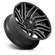 Fuel Wheels D77322001747 - Aluminum Wheels 22X10 Typhoon D773 8 On 170 Gloss Black Milled 125.1 Bore -18 Offset Fuel Off Road Wheels