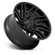 Fuel Wheels D77522001847 - Aluminum Wheels 22X10 Typhoon D775 8 On 180 Matte Black 124.3 Bore -18 Offset Fuel Off Road Wheels