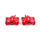 PowerStop S1381 - Power Stop 90-93 Honda Accord Front Red Calipers w/Brackets - Pair