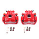 PowerStop S2680 - Power Stop 02-07 Mitsubishi Lancer Front Red Calipers w/Brackets - Pair