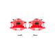 PowerStop S4020 - Power Stop 94-96 Chevrolet Impala Front Red Calipers w/o Brackets - Pair