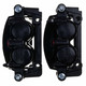 PowerStop S4974BLK - Power Stop 05-08 Ford F-150 Front Black Caliper - Pair w/Bracket