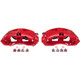 PowerStop S5404 - Power Stop 12-19 Ford F-150 Front Red Calipers w/Brackets - Pair