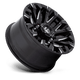 Fuel Wheels D82818901850 - Aluminum Wheels 18X9 Quake D828 8 On 180 Gloss Black Milled 124.2 Bore 1 Offset Fuel Off Road Wheels