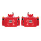 PowerStop S5032C - Power Stop 08-17 Mitsubishi Lancer Front Red Calipers w/Brackets - Pair