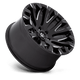 Fuel Wheels D82820905650 - Aluminum Wheels 20X9 Quake D828 5 On 150 Gloss Black Milled 110.1 Bore 1 Offset Fuel Off Road Wheels