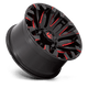 Fuel Wheels D82920001747 - Aluminum Wheels 20X10 Quake D829 8 On 170 Gloss Black Milled Red 125.1 Bore -18 Offset Fuel Off Road Wheels