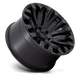Fuel Wheels D8311890B450 - Aluminum Wheels 18X9 Quake D831 5 On 139.7 Blackout 78.1 Bore 1 Offset Fuel Off Road Wheels
