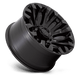 Fuel Wheels D83120001747 - Aluminum Wheels 20X10 Quake D831 8 On 170 Blackout 125.1 Bore -18 Offset Fuel Off Road Wheels