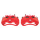 PowerStop S5172 - Power Stop 09-10 Dodge Ram 2500 Front Red Calipers w/Brackets - Pair
