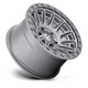 Fuel Wheels D83320907550 - Aluminum Wheels 20X9 Cycle D833 5 On 127 Platinum Gray 71.5 Bore 1 Offset Fuel Off Road Wheels