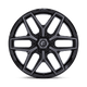 Fuel Wheels FC854BT20906320 - Aluminum Wheels 20X9 Flux 6 FC854BT 6 On 135 Gloss Black Brushed Gray Tint 87.1 Bore 20 Offset Fuel Off Road Wheels