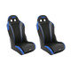 Simpson Safety S104-307-2 - Simpson Racing Vortex II Off-Road Suspension Seats Black/Black PAIR