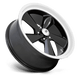 US Mags U13622057357R - U136 Ts 22X10.5 Gloss Black With Diamond Cut Lip
