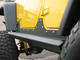 Fab Fours JK07-G1250-1 - Rock Slider; 2 Stage Black Powder Coated; Matches Constant Radius; Doubles As A Step;