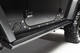Fab Fours JK07-G1250-1 - Rock Slider; 2 Stage Black Powder Coated; Matches Constant Radius; Doubles As A Step;