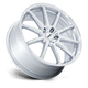 TSW Wheels TW004SD19855732 - Tw004 Canard 19X8.5 Gloss Silver W/ Machined Face
