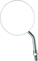 BikeMaster 600800 - 4in Adjustable Round Mirror 10mm - Each - Chrome