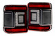 Morimoto LF747 - XB LED Tail Lights: Jeep Wrangler JL (18+ / Red Lens / Set)