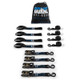 Borne Off-Road BNRTC-TDHD-4BK - Heavy-Duty Ratchet Tie-Down Kit (4-Pack) - Black
