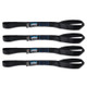 Borne Off-Road BNRTC-TDMD-4BK - Medium-Duty Ratchet Tie-Down Kit (4-Pack) Black