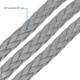 Borne Off-Road BNWN-SR-38-85GR - Synthetic Rope - 3/8in x 85ft - Grey