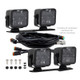 Borne Off-Road BNLT-BR-21-DT4SU - 21+ Bronco Light Pods 4pc Ditch 3x3 Spot Upfit