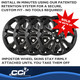 Coast To Coast IMP511BLK - Fits Over and Into OEM Wheel