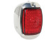 Brothers Trucks LED53S0-LH - LED Taillamp Assembly - Stainless - Red - Left
