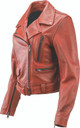Kuryakyn 094393 - Leather By River Road Arabian Spice Leather Jacket Red Womens - Small