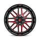 Fuel Wheels D66322208947 - Aluminum Wheels 22X12 Ignite D663 6 On 135 Gloss Black Red Tinted Clear 87.1 Bore -43 Offset Fuel Off Road Wheels