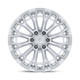 Fuel Wheels FC882SD17906320 - Fc882 Trax 17X9 Gloss Silver W/ Machined Face